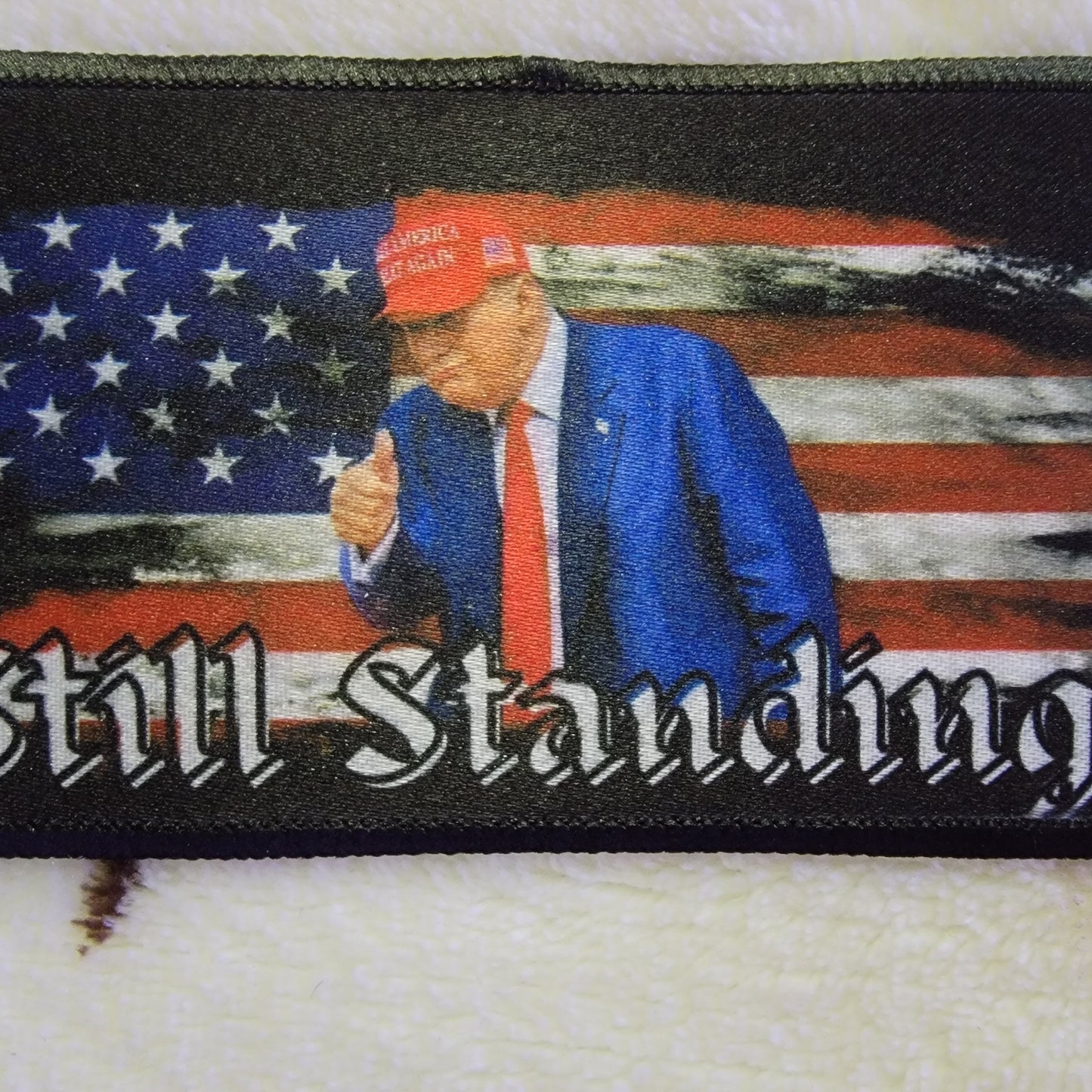 Trump Still Standing Hat Patch