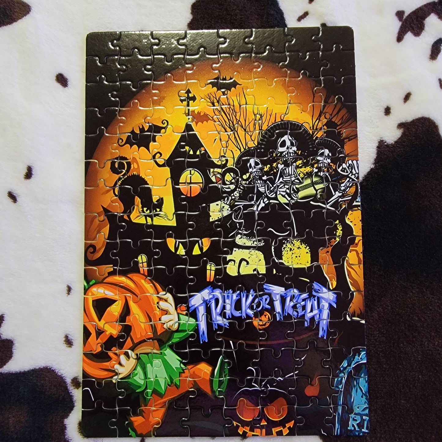 Trick Or Treat Halloween Handmade Jigsaw Puzzle