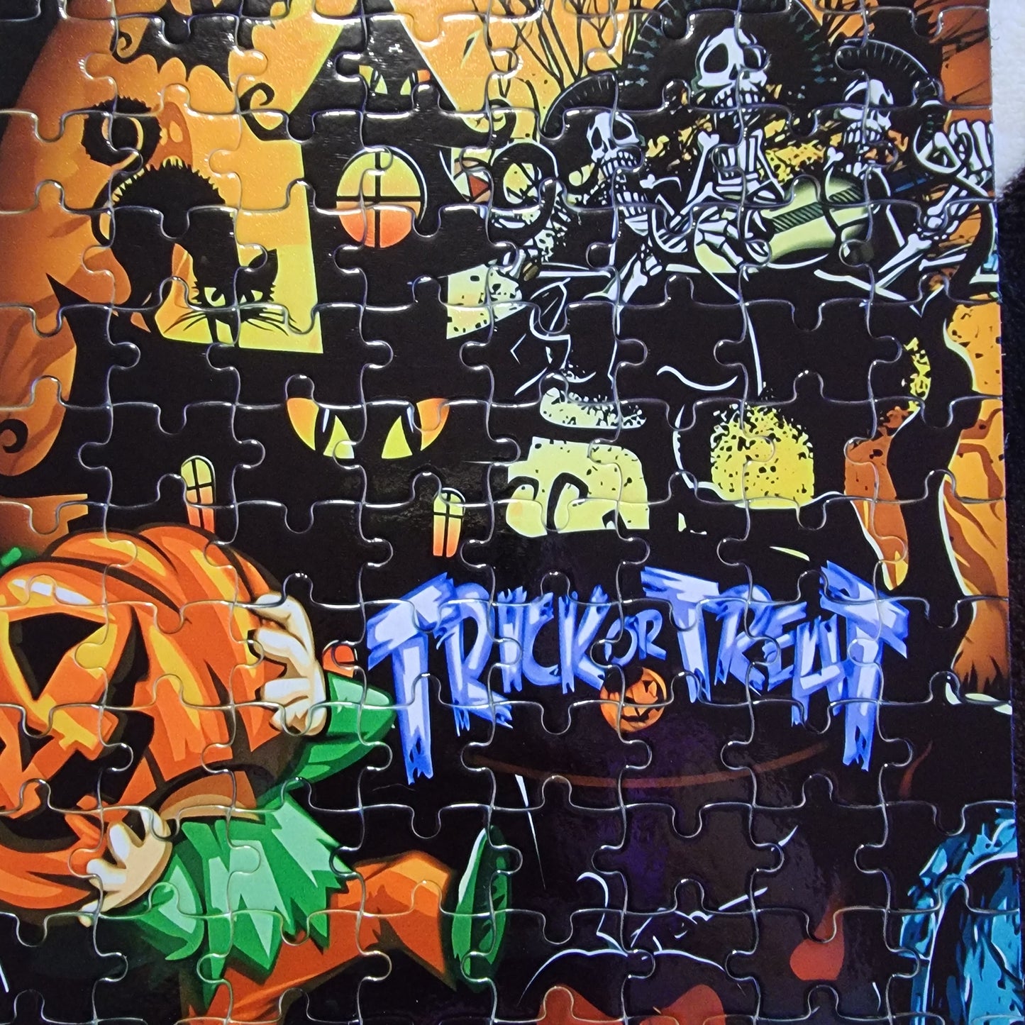 Trick Or Treat Halloween Handmade Jigsaw Puzzle