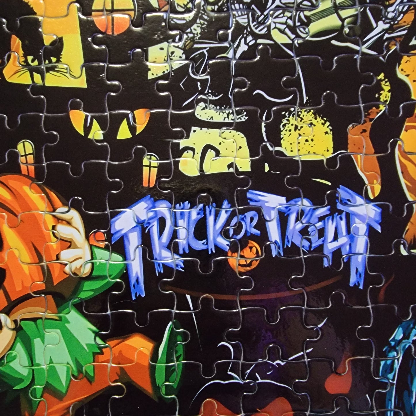 Trick Or Treat Halloween Handmade Jigsaw Puzzle