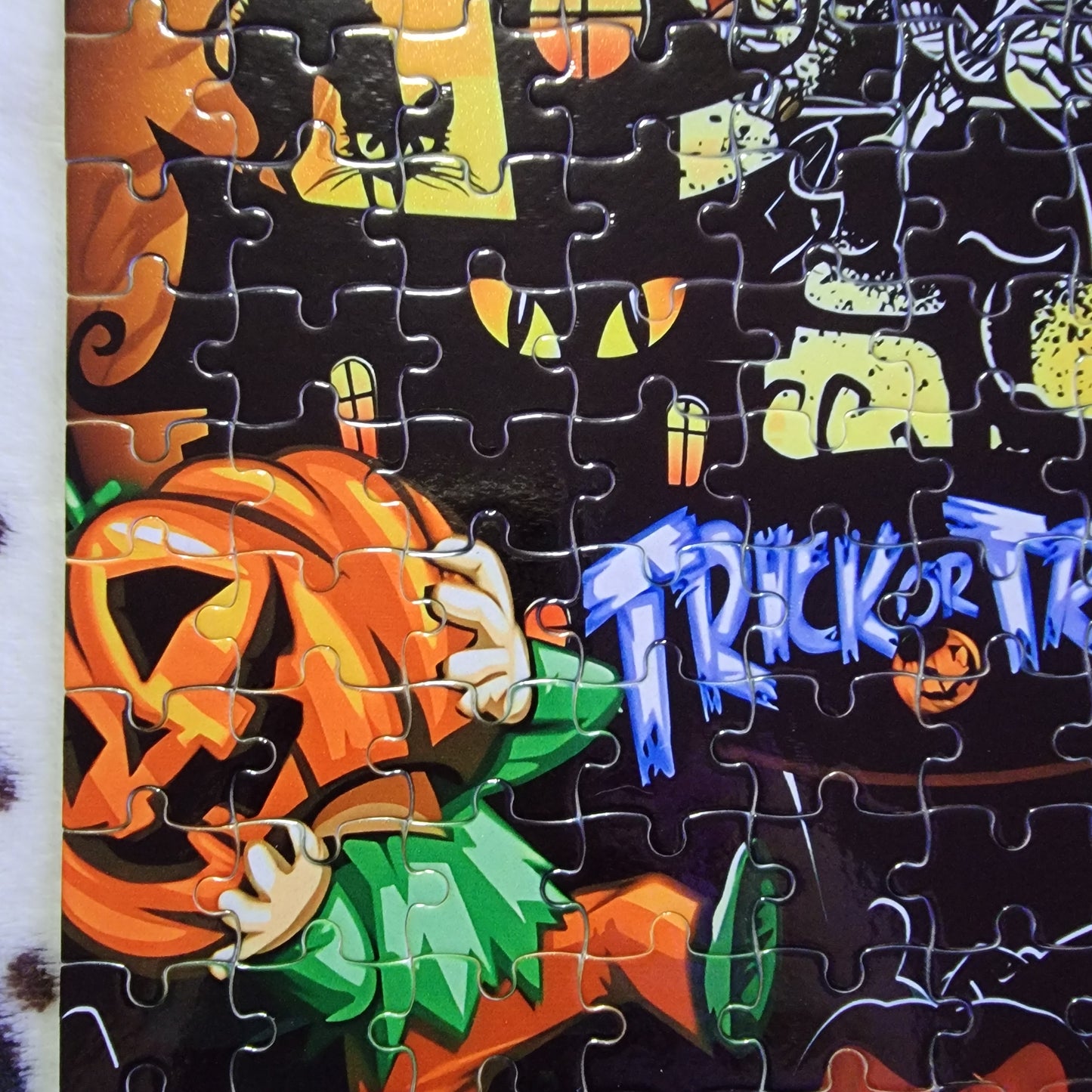 Trick Or Treat Halloween Handmade Jigsaw Puzzle