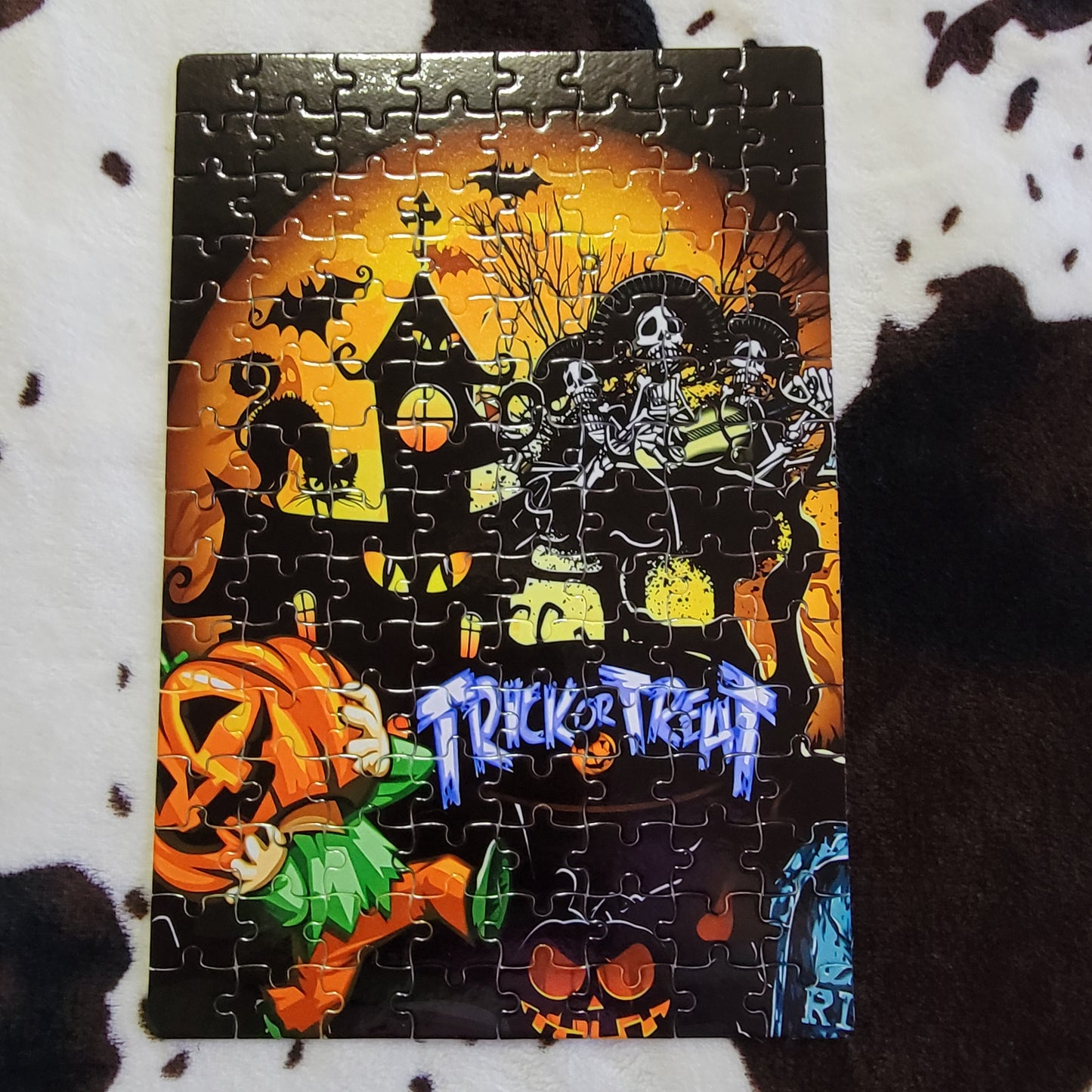 Trick Or Treat Halloween Handmade Jigsaw Puzzle