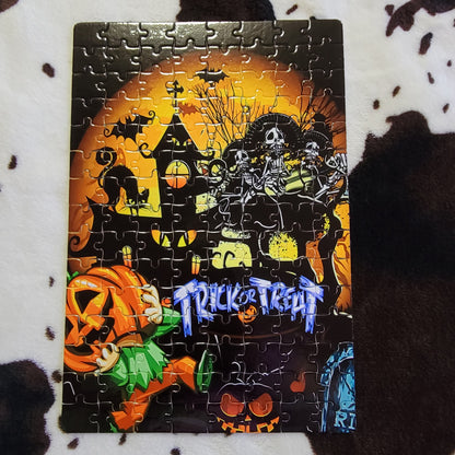 Trick Or Treat Halloween Handmade Jigsaw Puzzle