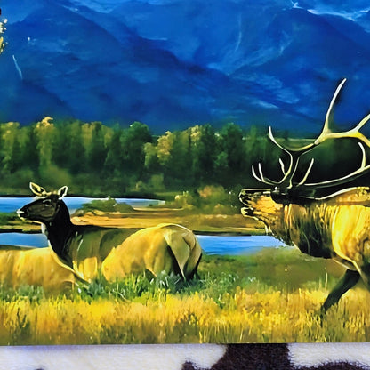 Wildlife Landscape Custom Handmade Car Tag License Plate