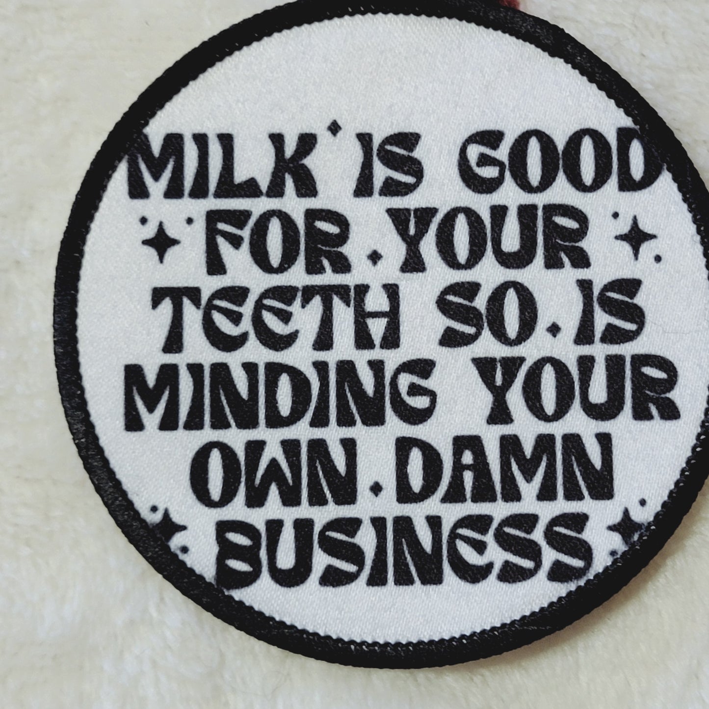 Mind Your Business Funny Hat Patch