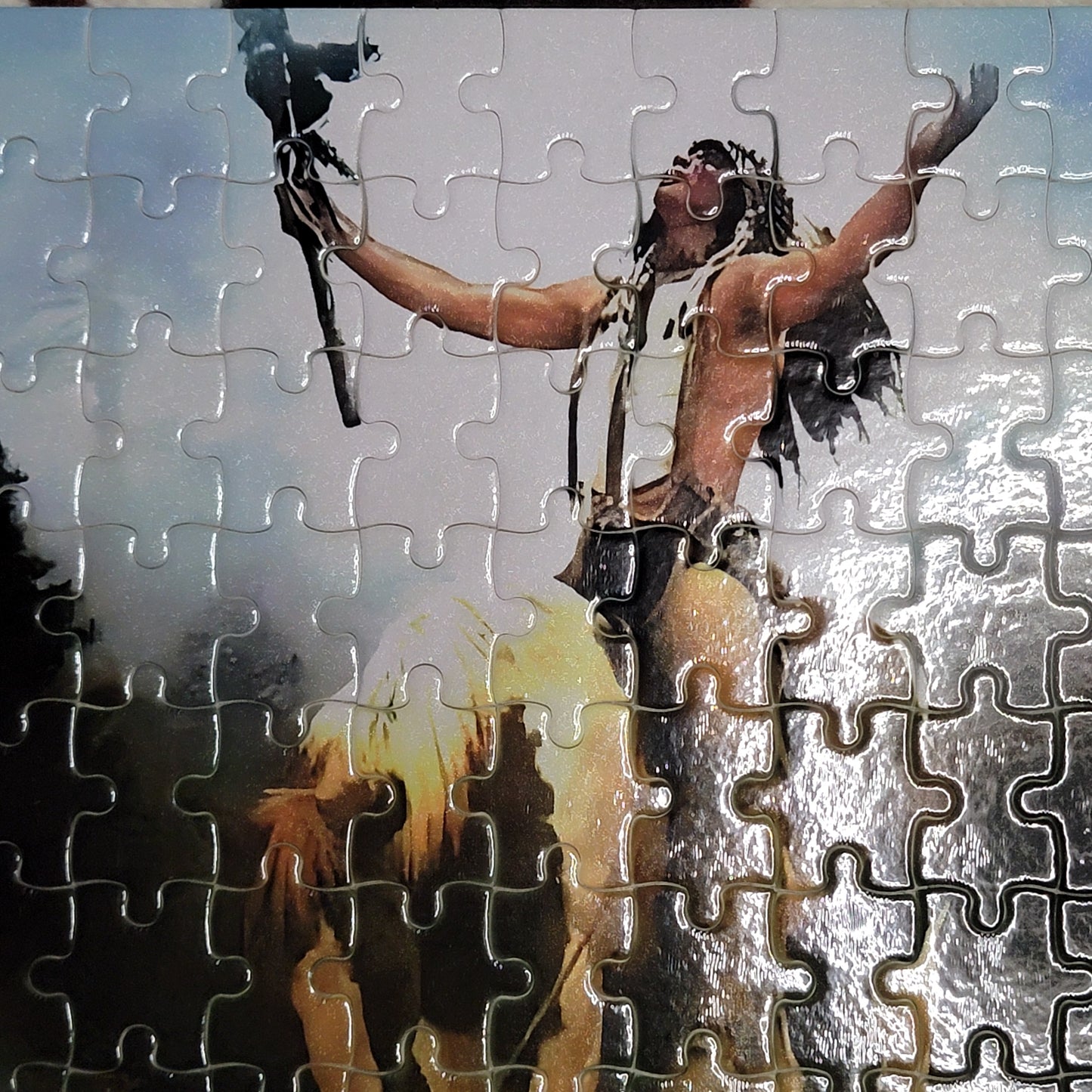 Indian Horse 120 Piece Handmade Jigsaw Puzzle