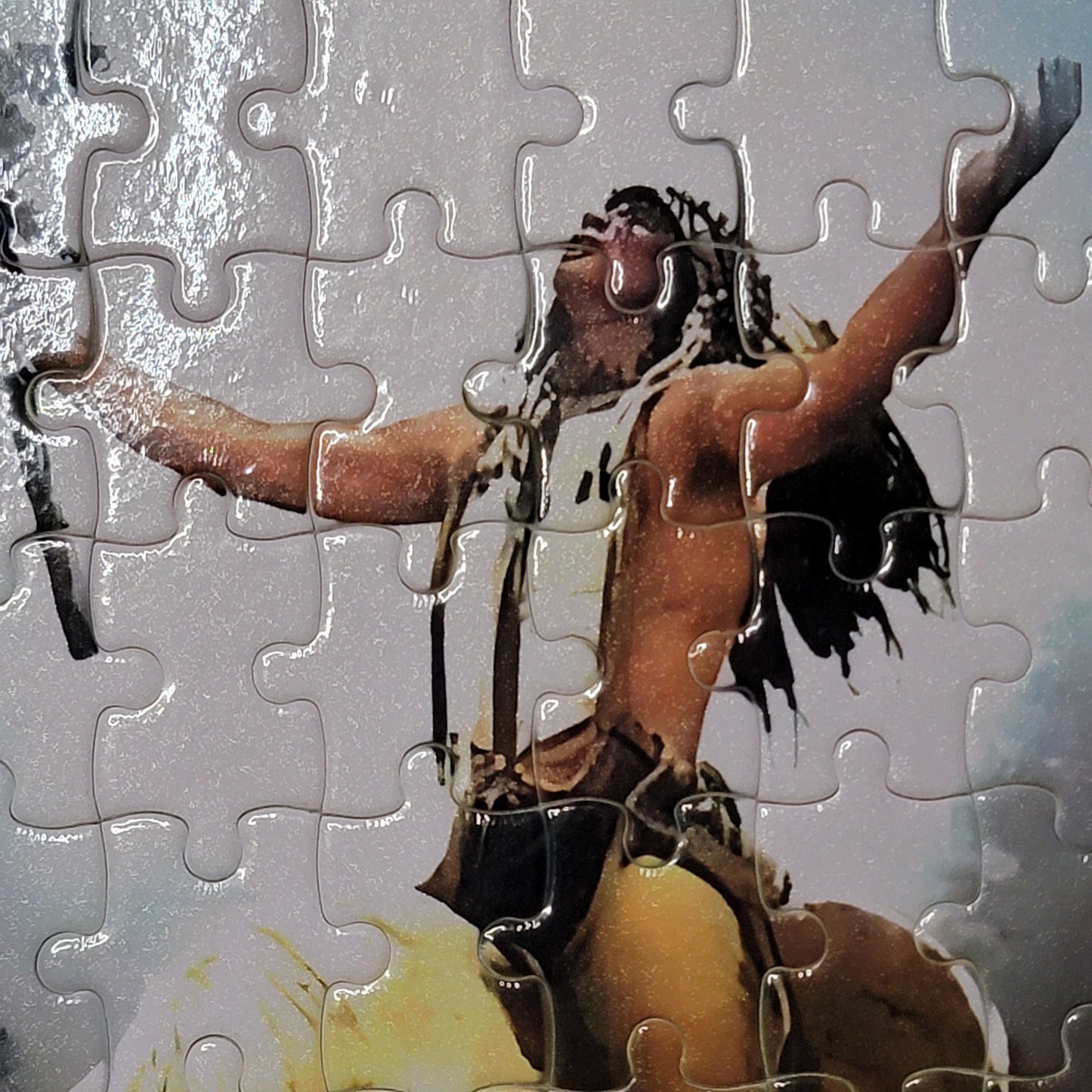 Indian Horse 120 Piece Handmade Jigsaw Puzzle