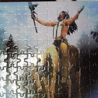 Indian Horse 120 Piece Handmade Jigsaw Puzzle