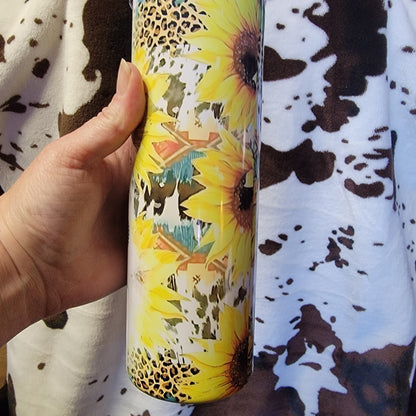 She Is Strong Cross Custom 20oz Skinny Tumbler