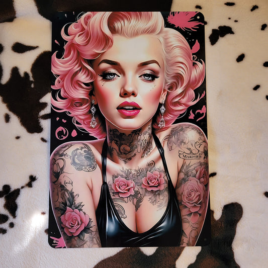 Marilyn Monroe Metal Sign