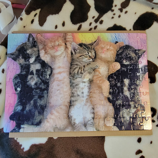 Sleeping Kittens 120 Piece Jigsaw Puzzle