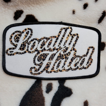 Locally Hated Leopard Hat Patch