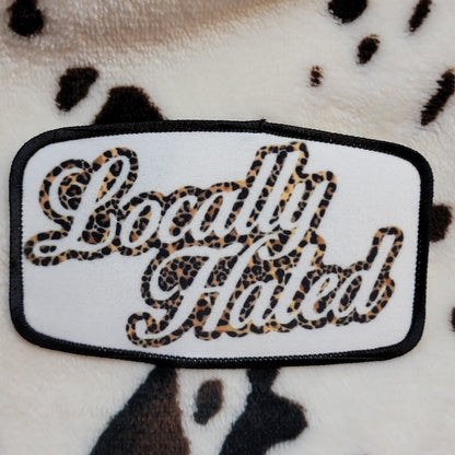 Locally Hated Leopard Hat Patch