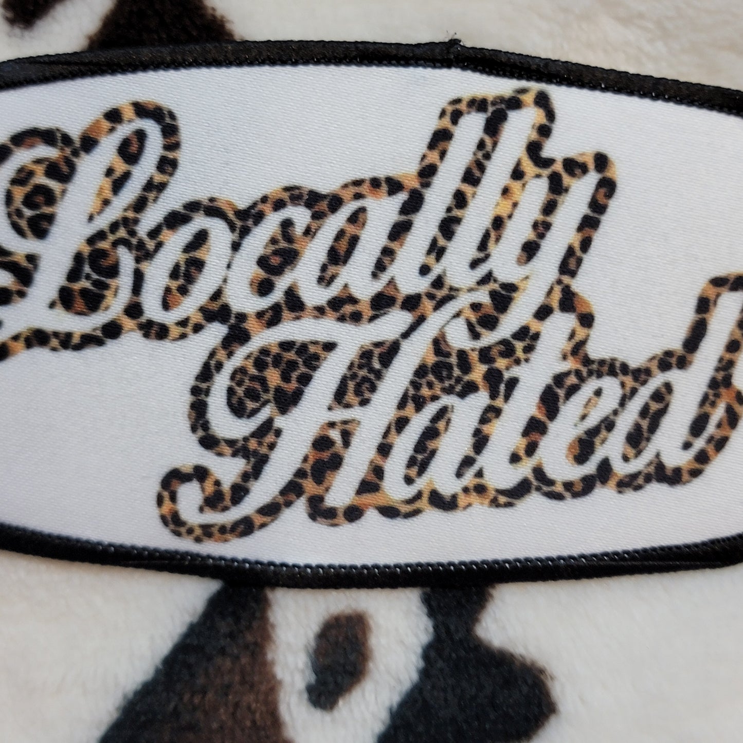 Locally Hated Leopard Hat Patch