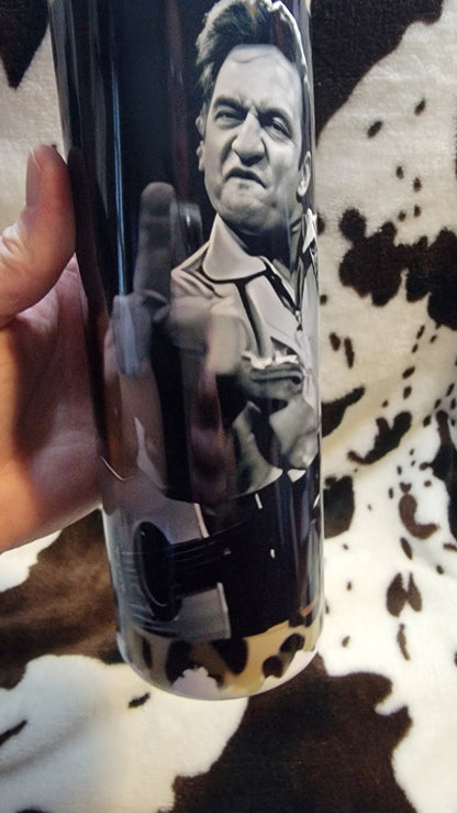 Johnny Cash 20oz Skinny Tumbler