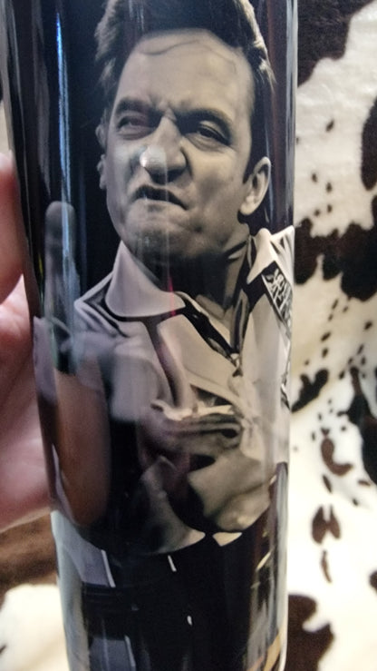 Johnny Cash 20oz Skinny Tumbler