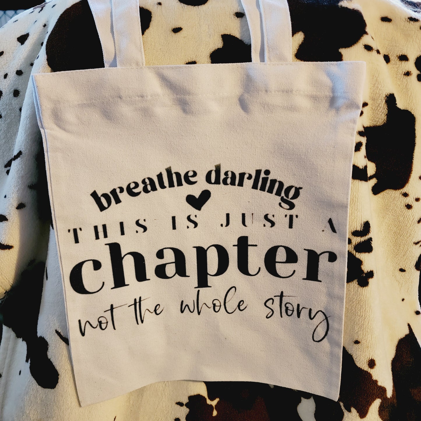 Breathe Darling Canvas Tote Bag