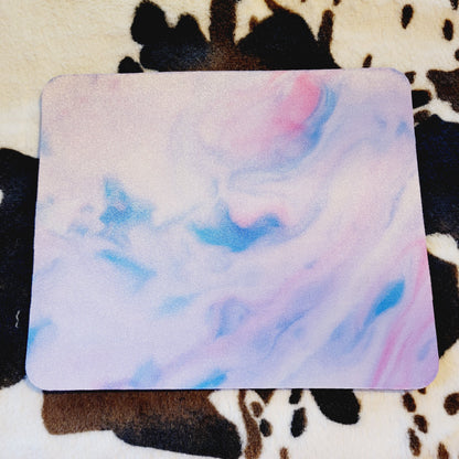 Colorful Watercolor Tie Dye Mouse Pad