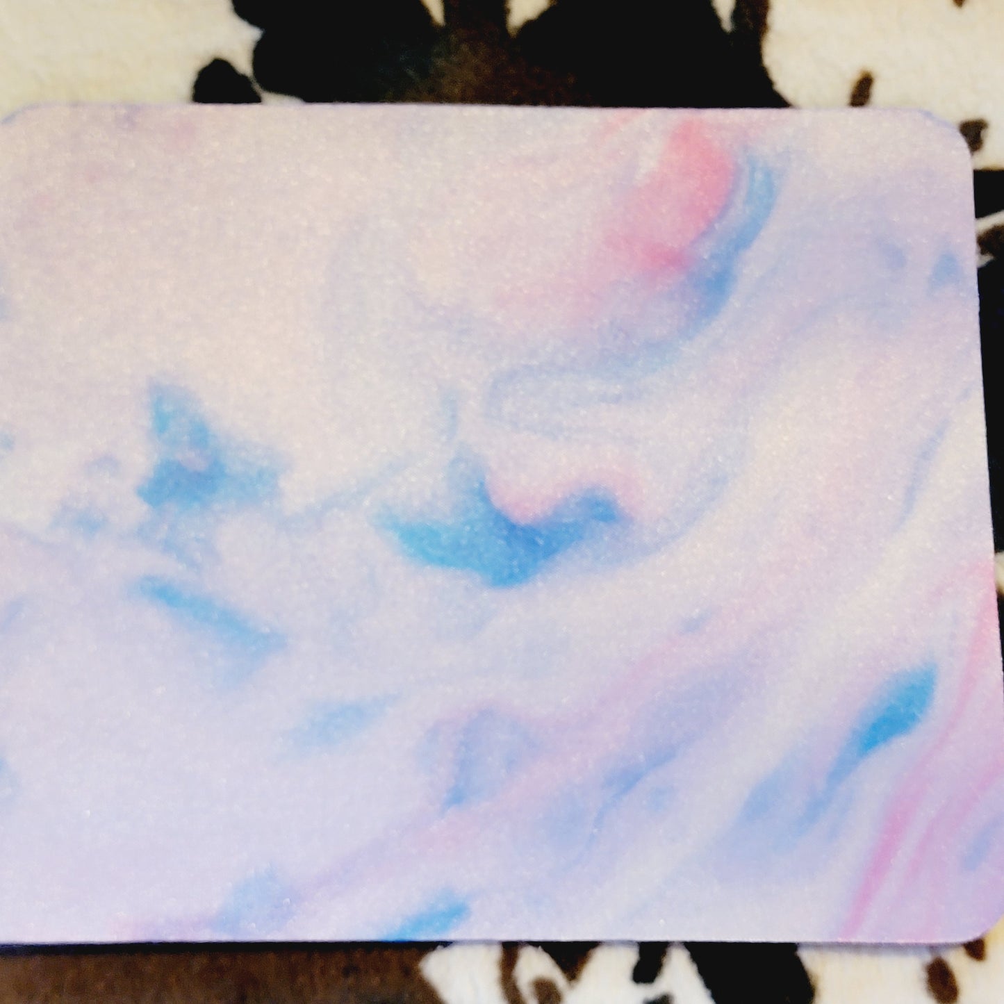 Colorful Watercolor Tie Dye Mouse Pad