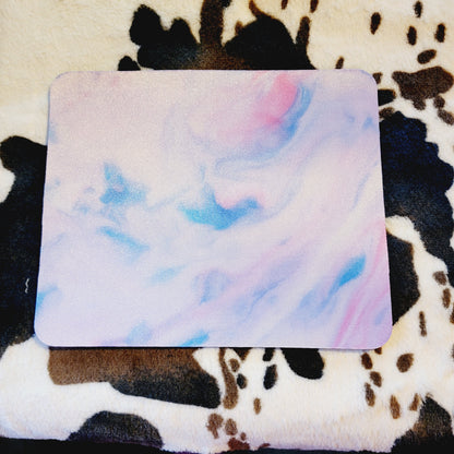 Colorful Watercolor Tie Dye Mouse Pad