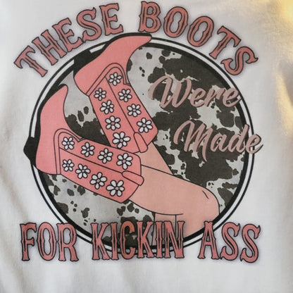 These Boots Western Tee Shirt