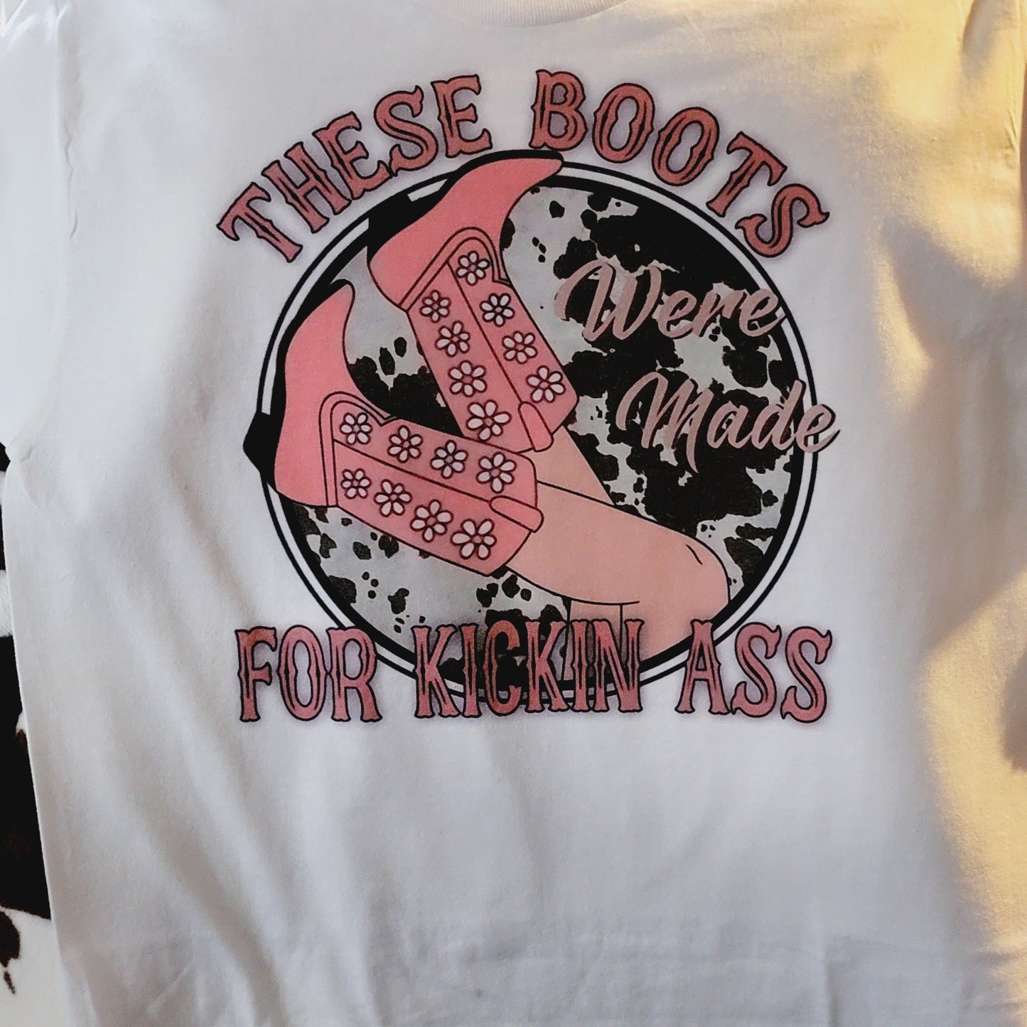 These Boots Western Tee Shirt