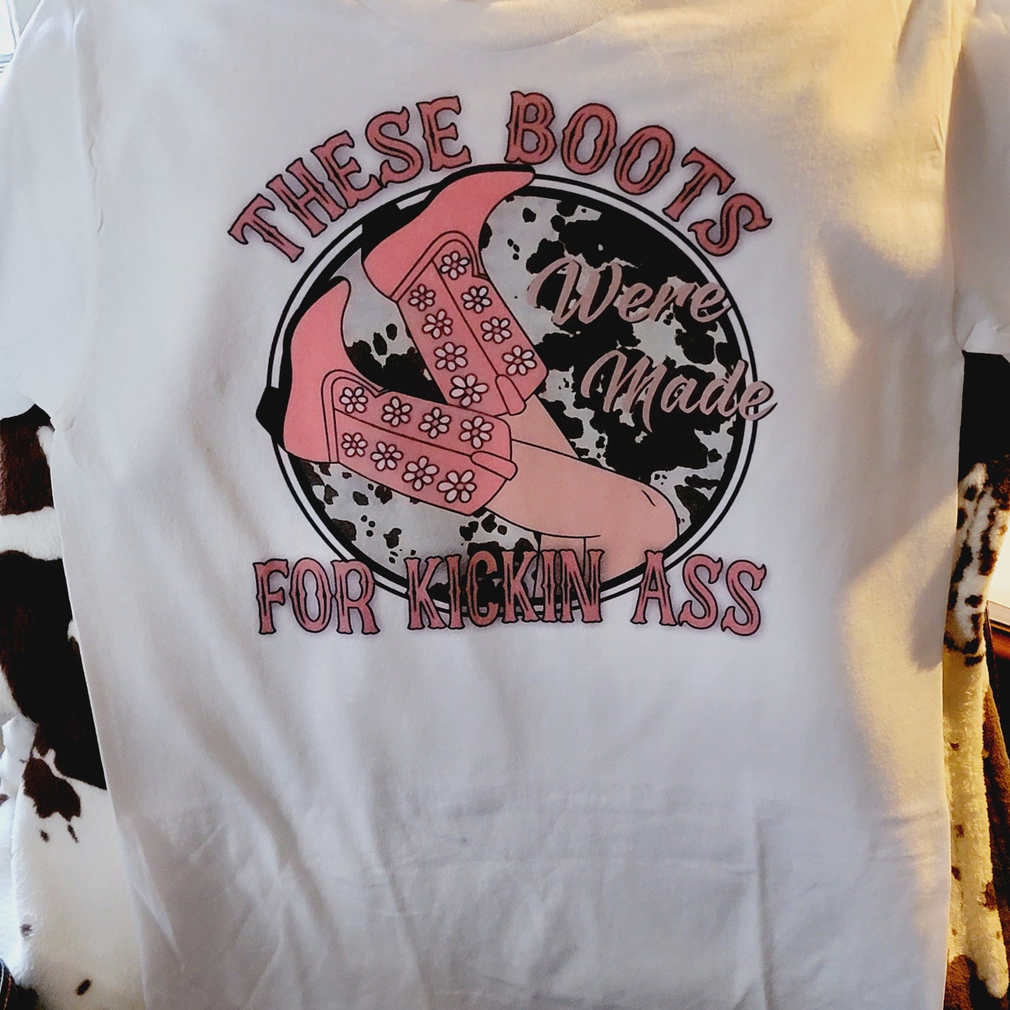 These Boots Western Tee Shirt