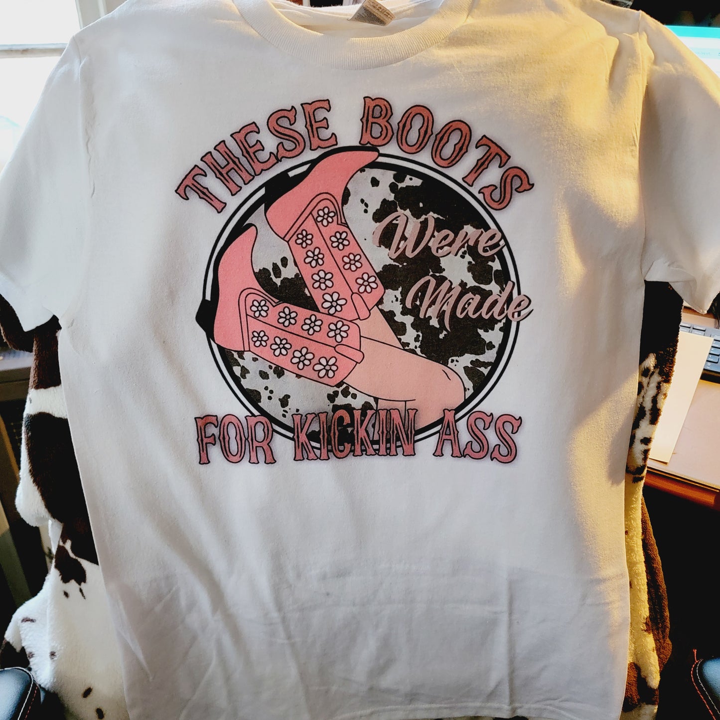 These Boots Western Tee Shirt