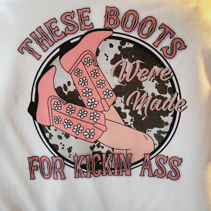 These Boots Western Tee Shirt