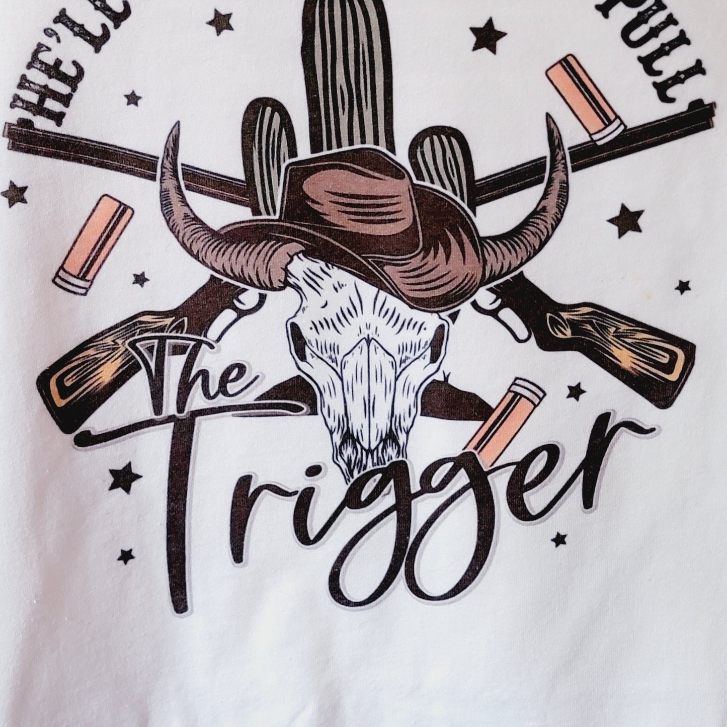 When I Pull The Trigger Western Tee Shirt