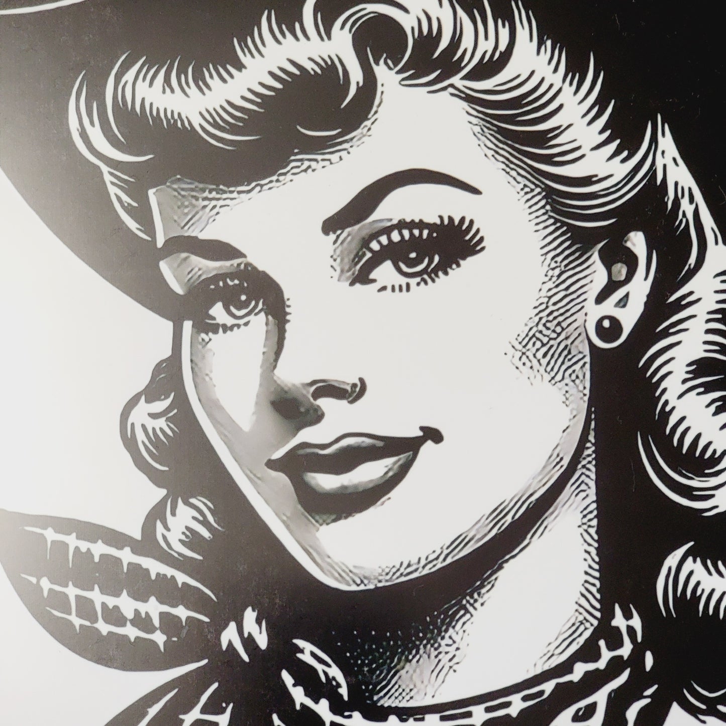 The Hell I Want Western Metal Sign