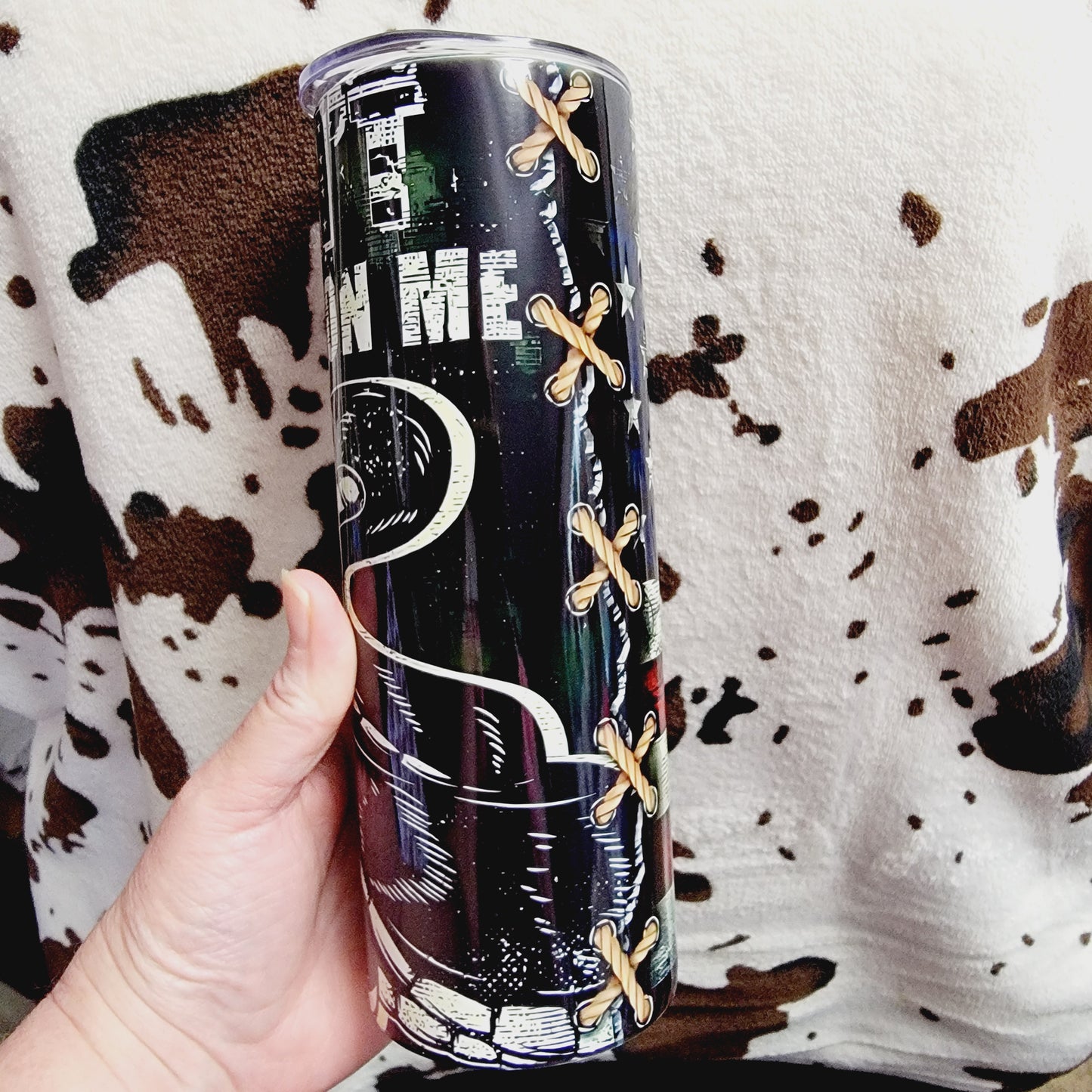 Dont Tread On Me Flag 20oz Skinny Tumbler