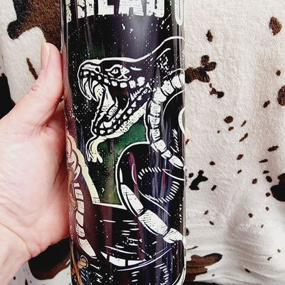 Dont Tread On Me Flag 20oz Skinny Tumbler