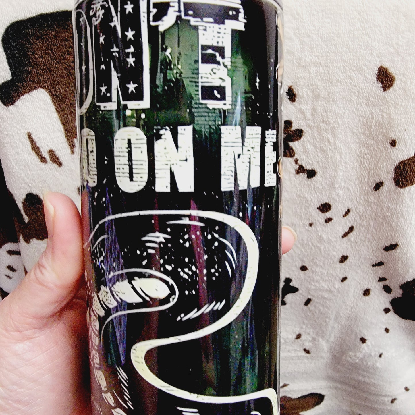 Dont Tread On Me Flag 20oz Skinny Tumbler