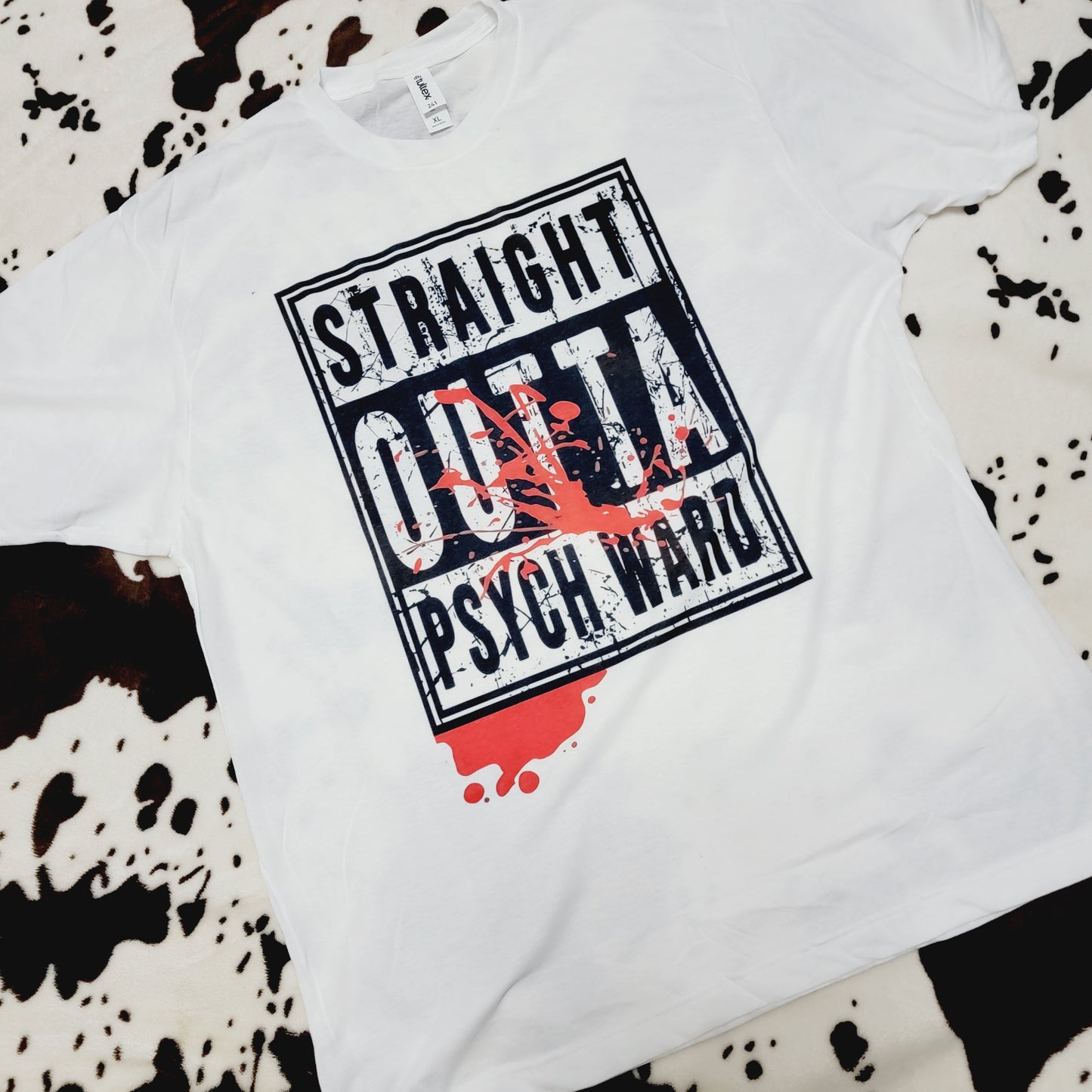 Straight Outta Psych Ward Graphic T-Shirt