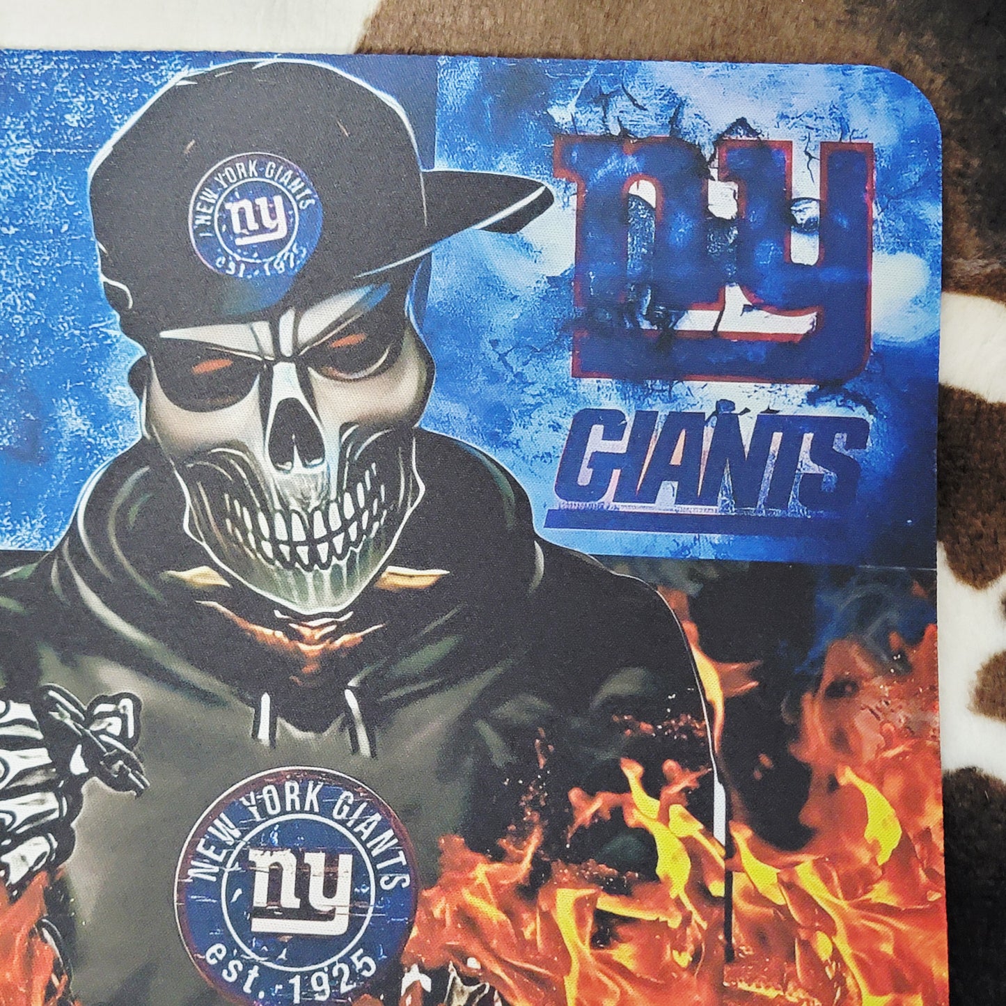 New York Giants Skull Mouse Pad
