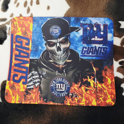 New York Giants Skull Mouse Pad