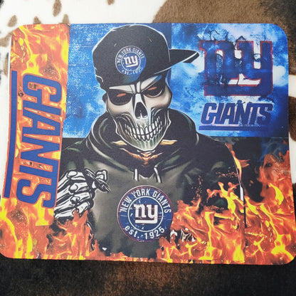 New York Giants Skull Mouse Pad