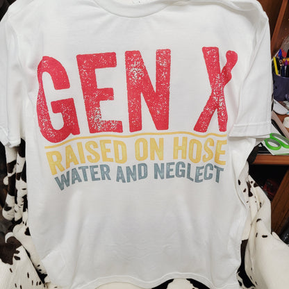 GenX Water Hose and Neglect Graphic T-Shirt