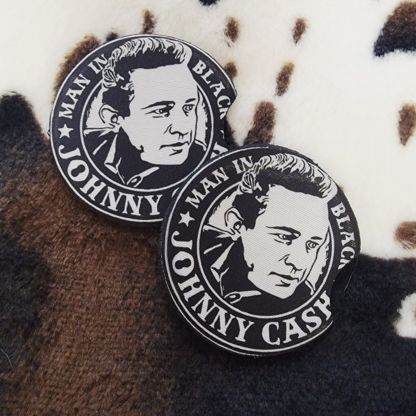 Johnny Cash Neoprene Car Coasters
