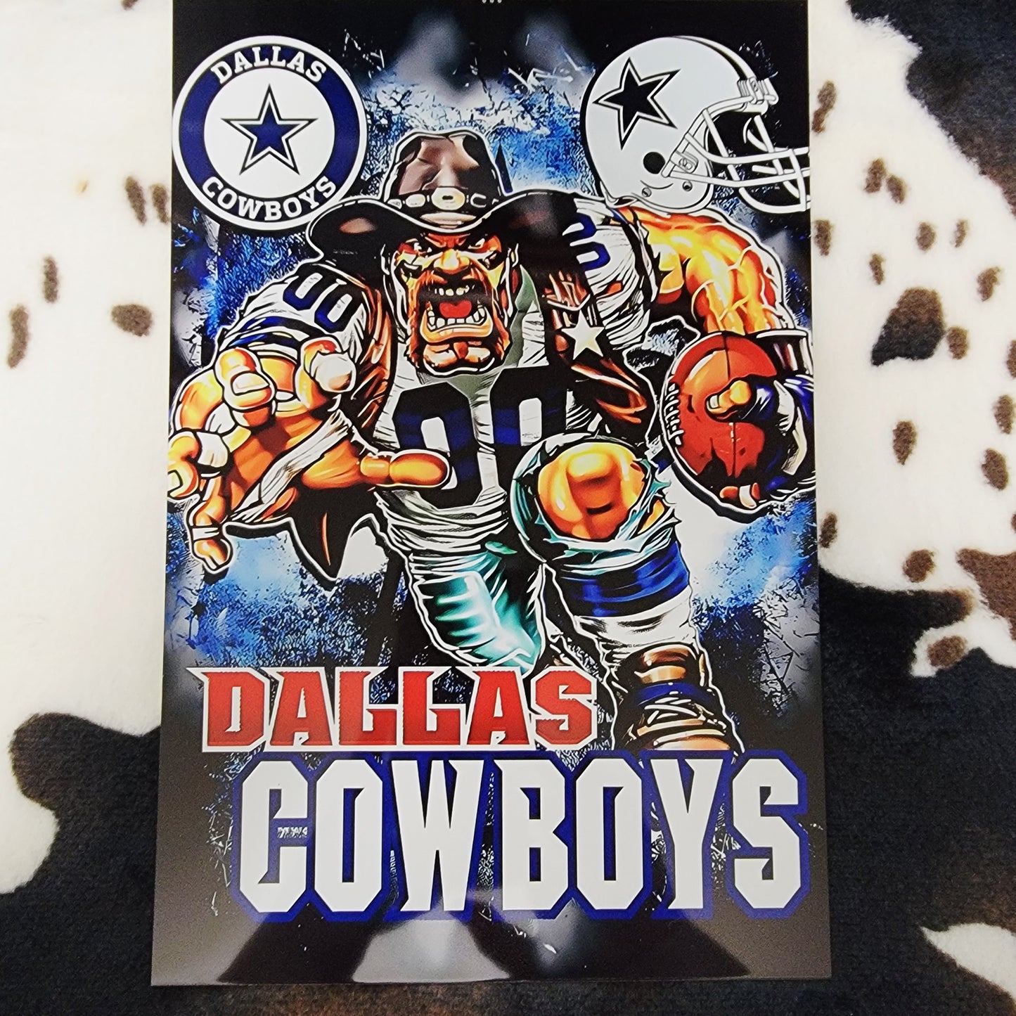 Dallas Cowboys Football Sports Metal Sign