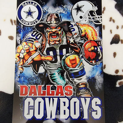 Dallas Cowboys Football Sports Metal Sign
