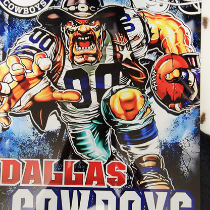 Dallas Cowboys Football Sports Metal Sign