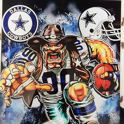 Dallas Cowboys Football Sports Metal Sign