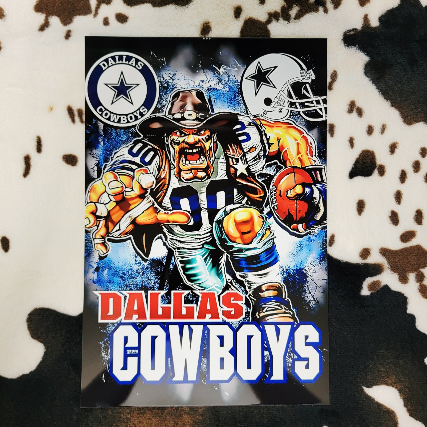 Dallas Cowboys Football Sports Metal Sign