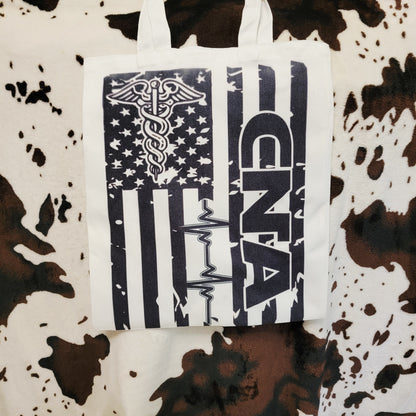 CNA Flag Canvas Tote Bag