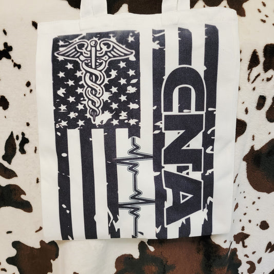 CNA Flag Canvas Tote Bag