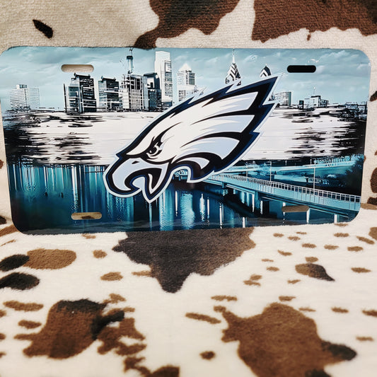 Philadelphia Eagles Football Car Tag License Plate