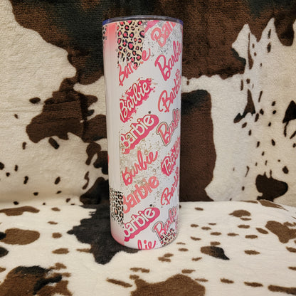 Barbie Animal Print 20oz Skinny Tumbler