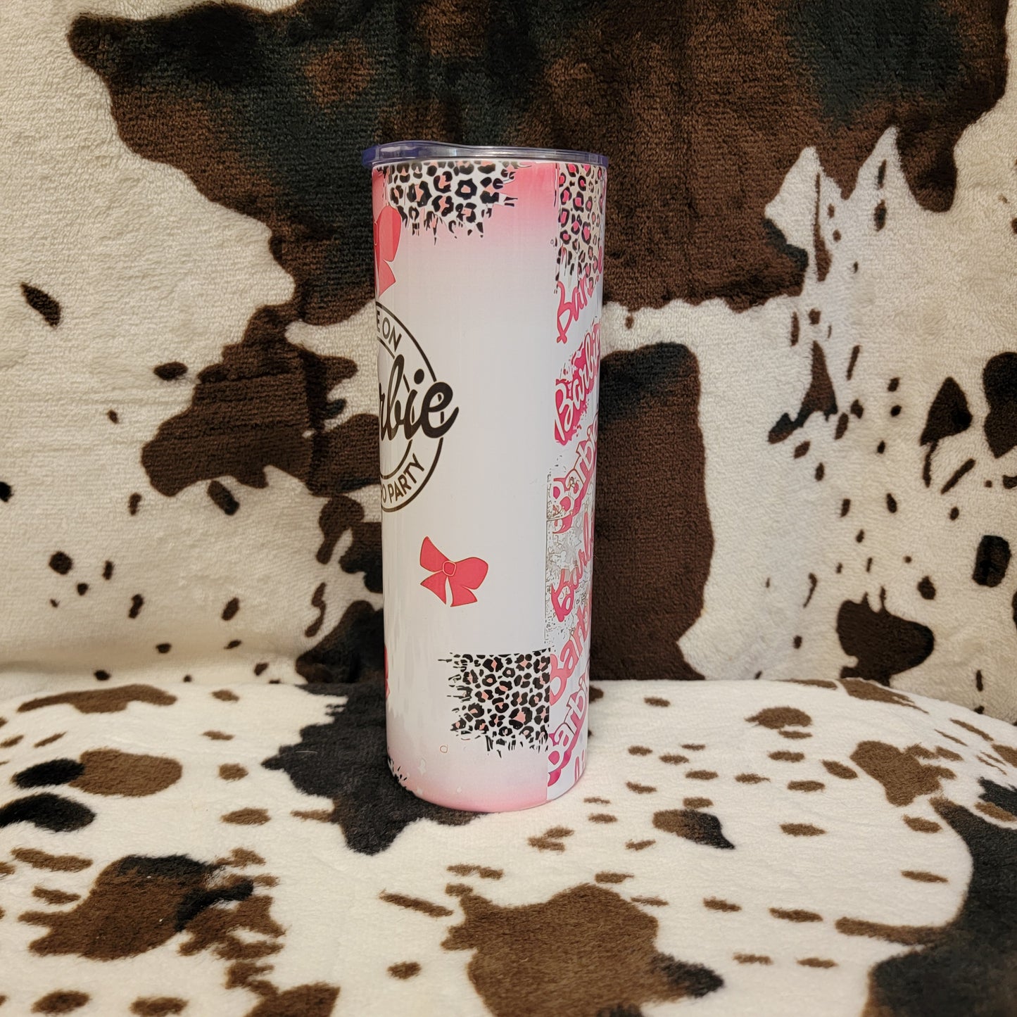 Barbie Animal Print 20oz Skinny Tumbler